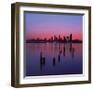 Seattle Sunrise-null-Framed Art Print