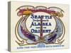 Seattle, the Gateway to Alaska and the Orient, 1909-null-Stretched Canvas