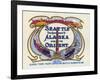 Seattle, the Gateway to Alaska and the Orient, 1909-null-Framed Giclee Print