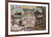 Seattle, WA - AD for Alaska Yukon Pacific Expo.-Lantern Press-Framed Premium Giclee Print