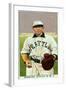 Seattle, WA, Seattle Northwestern League, Spencer, Baseball Card-Lantern Press-Framed Art Print