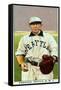 Seattle, WA, Seattle Northwestern League, Spencer, Baseball Card-Lantern Press-Framed Stretched Canvas