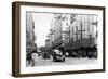 Seattle, WA Street Scene Downtown Photograph - Seattle, WA-Lantern Press-Framed Art Print