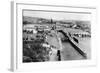 Seattle, WA US Government Locks Ballard View Photograph - Seattle, WA-Lantern Press-Framed Art Print