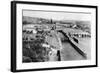 Seattle, WA US Government Locks Ballard View Photograph - Seattle, WA-Lantern Press-Framed Art Print