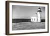 Seattle, WA View of Alki Beach Lighthouse Photograph - Seattle, WA-Lantern Press-Framed Art Print