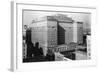 Seattle, WA View of Olympic Hotel Downtown Photograph - Seattle, WA-Lantern Press-Framed Art Print