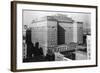 Seattle, WA View of Olympic Hotel Downtown Photograph - Seattle, WA-Lantern Press-Framed Art Print