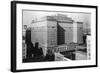 Seattle, WA View of Olympic Hotel Downtown Photograph - Seattle, WA-Lantern Press-Framed Art Print