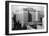 Seattle, WA View of Olympic Hotel Downtown Photograph - Seattle, WA-Lantern Press-Framed Art Print