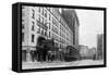 Seattle, Washington - Exterior View of Moore Theatre, Second Ave-Lantern Press-Framed Stretched Canvas