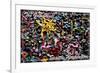 Seattle, Washington - Gum Wall on Post Alley-Lantern Press-Framed Art Print