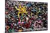 Seattle, Washington - Gum Wall on Post Alley-Lantern Press-Mounted Art Print