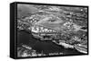 Seattle, Washington - Harbor Island Aerial Photograph-Lantern Press-Framed Stretched Canvas