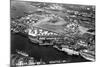 Seattle, Washington - Harbor Island Aerial Photograph-Lantern Press-Mounted Art Print