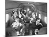 Seattle, Washington, Interior View of Boeing 247 Airplane-Lantern Press-Mounted Art Print