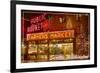 Seattle, Washington - Pike Place Market Christmas-Lantern Press-Framed Premium Giclee Print