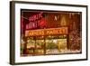 Seattle, Washington - Pike Place Market Christmas-Lantern Press-Framed Art Print