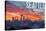 Seattle, Washington - Rainier and Sunrise-Lantern Press-Stretched Canvas