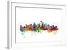 Seattle Washington Skyline-Michael Tompsett-Framed Art Print