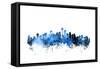 Seattle Washington Skyline-Michael Tompsett-Framed Stretched Canvas