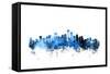 Seattle Washington Skyline-Michael Tompsett-Framed Stretched Canvas