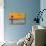 Seattle, Washington - Space Needle and Foggy Sunset-Lantern Press-Stretched Canvas displayed on a wall