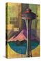 Seattle, Washington - Space Needle World's Fair Promo Poster No. 2-Lantern Press-Stretched Canvas