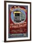 Seattle, Washington - West Seattle Streetcar-Lantern Press-Framed Art Print