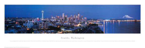 Seattle, Washington-James Blakeway-Stretched Canvas
