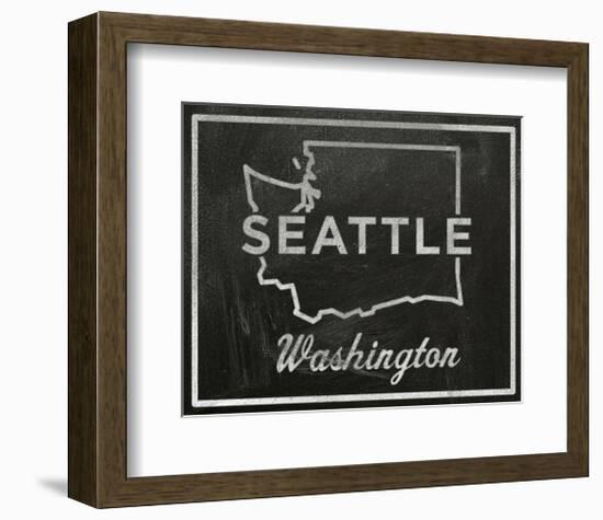 Seattle, Washington-John Golden-Framed Giclee Print