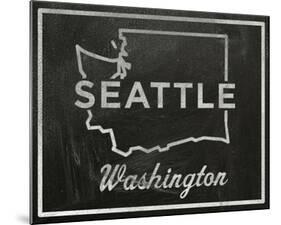 Seattle, Washington-John W^ Golden-Mounted Art Print