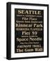 Seattle-Carole Stevens-Framed Art Print