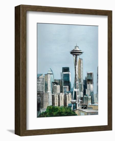 Seattle-David Dauncey-Framed Giclee Print