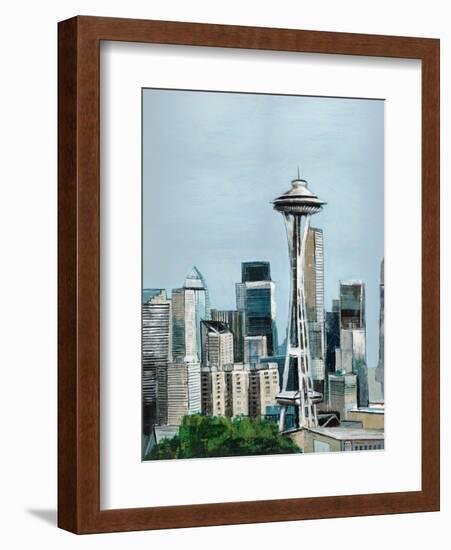 Seattle-David Dauncey-Framed Giclee Print