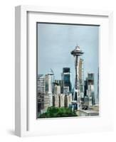 Seattle-David Dauncey-Framed Giclee Print