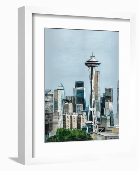 Seattle-David Dauncey-Framed Giclee Print