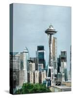 Seattle-David Dauncey-Stretched Canvas