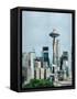 Seattle-David Dauncey-Framed Stretched Canvas