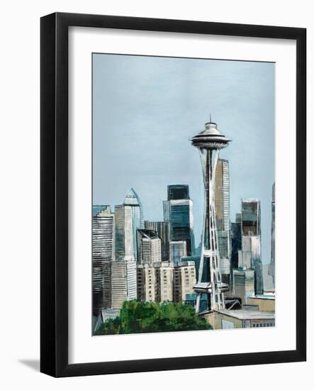 Seattle-David Dauncey-Framed Giclee Print