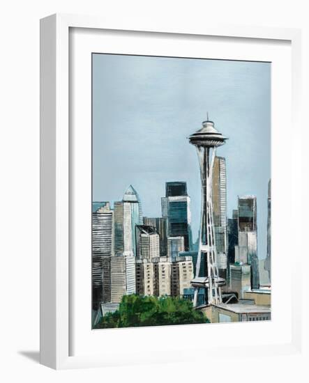 Seattle-David Dauncey-Framed Giclee Print