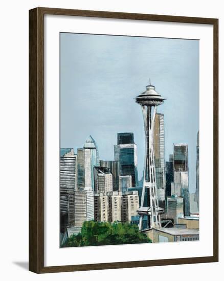 Seattle-David Dauncey-Framed Giclee Print