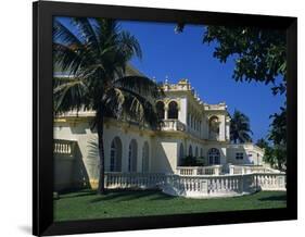 Seaward Facing Facade of Club Habana Famous as Prior Haven for the Rich and Famous, Havana, Cuba-Mark Hannaford-Framed Photographic Print