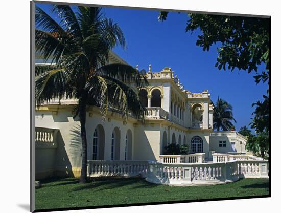 Seaward Facing Facade of Club Habana Famous as Prior Haven for the Rich and Famous, Havana, Cuba-Mark Hannaford-Mounted Photographic Print