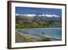 Seaward Kaikoura Ranges, Mangamaunu, Near Kaikoura, Marlborough, South Island, New Zealand-David Wall-Framed Photographic Print