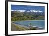 Seaward Kaikoura Ranges, Mangamaunu, Near Kaikoura, Marlborough, South Island, New Zealand-David Wall-Framed Photographic Print