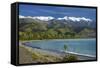 Seaward Kaikoura Ranges, Mangamaunu, Near Kaikoura, Marlborough, South Island, New Zealand-David Wall-Framed Stretched Canvas