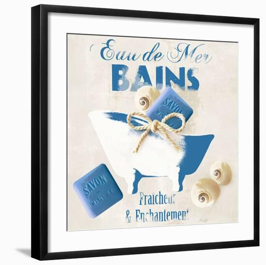 Seawater bath-Galith Sultan-Framed Art Print