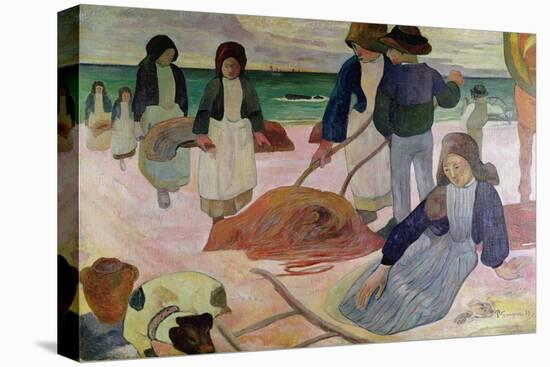 Seaweed Gatherers, 1889-Paul Gauguin-Stretched Canvas