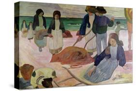 Seaweed Gatherers, 1889-Paul Gauguin-Stretched Canvas